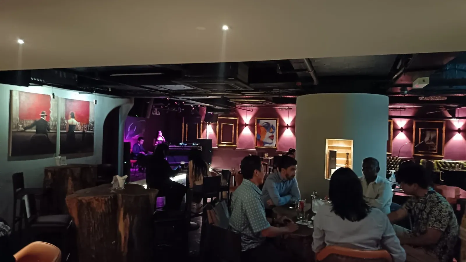 A live performance inside LandOn Lounge & Bar